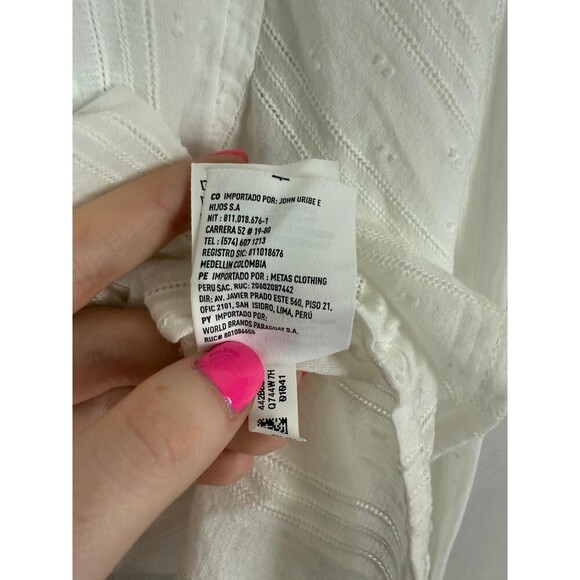 American Eagle XXL Go Big Oversized shirt cover Up Pool button blouse Top 187 - Picture 5 of 11